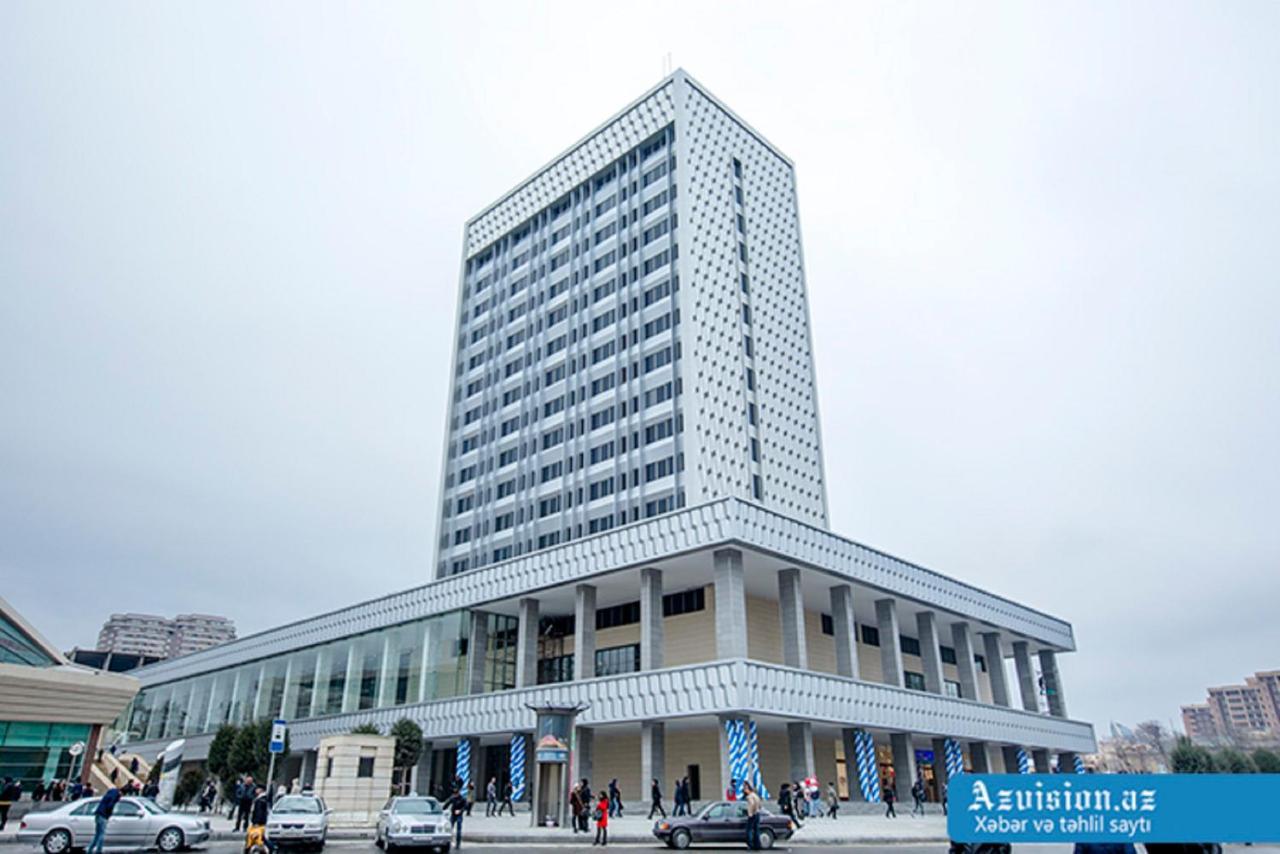 Demir Yol Plaza Hotel Баку Екстериор снимка