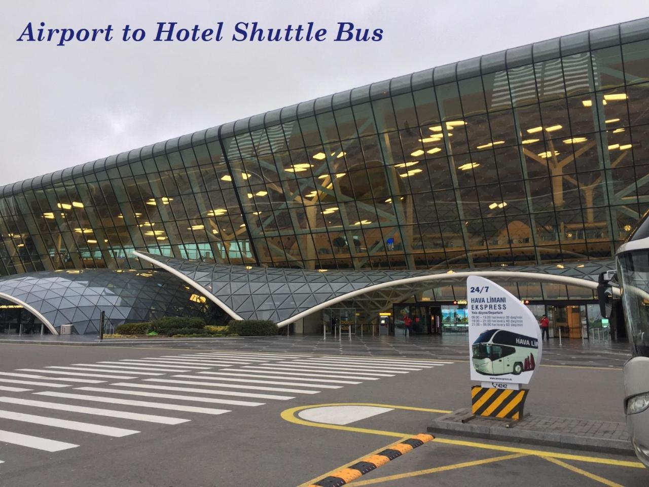 Demir Yol Plaza Hotel Баку Екстериор снимка
